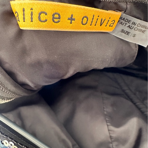 Alice & Olivia Black & Sequin ✨🖤Peplum Cocktail dress! 🥂 - Picture 7 of 13